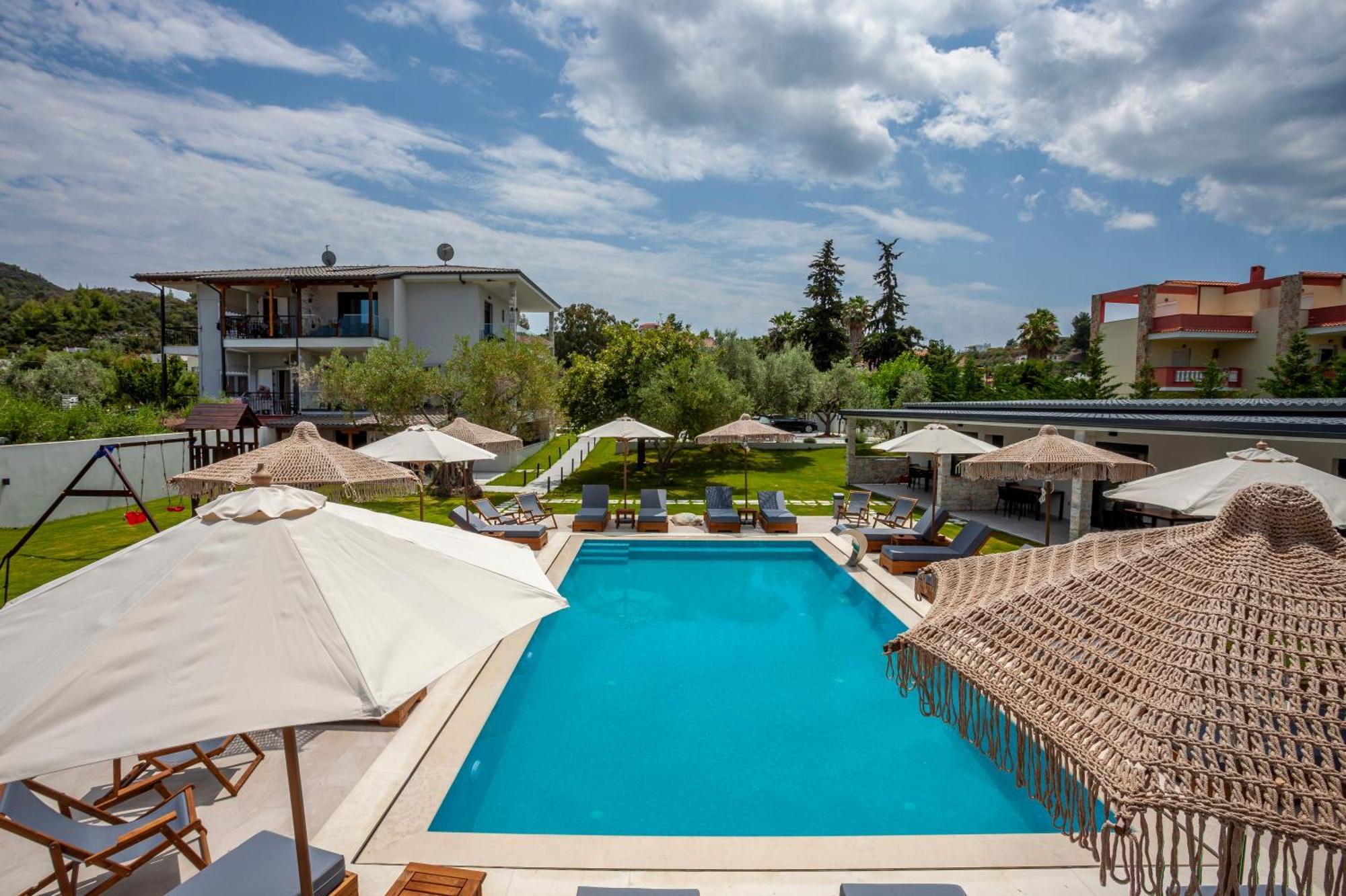 Olia Seaside Residence 120M From The Beach เปฟโกโฮรี ภายนอก รูปภาพ