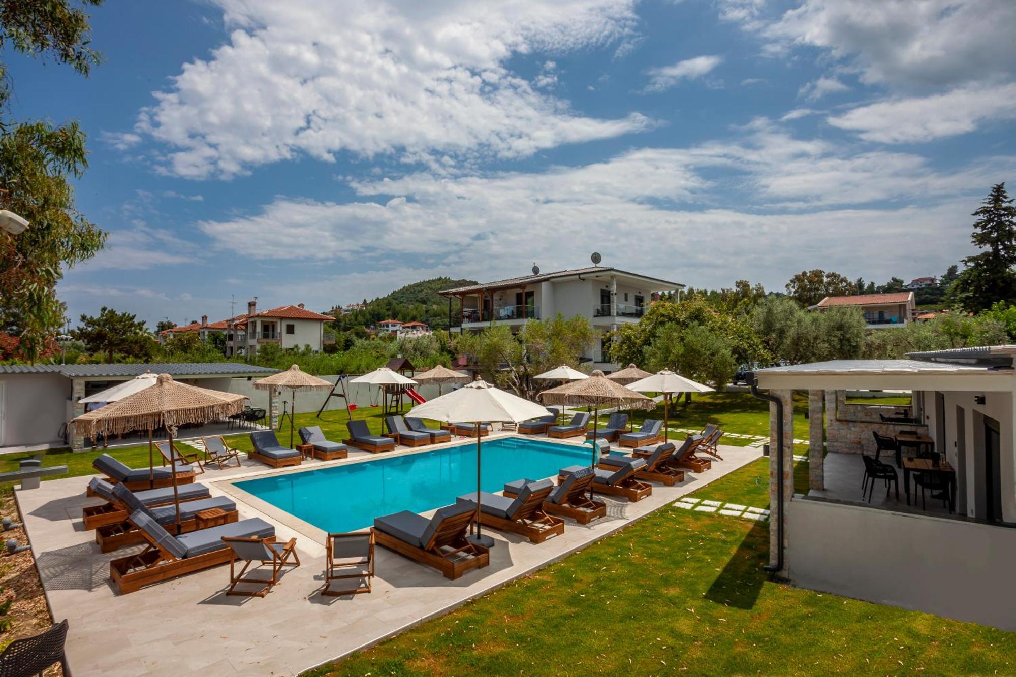 Olia Seaside Residence 120M From The Beach เปฟโกโฮรี ภายนอก รูปภาพ
